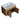 Open drawer of the brown oak vanity