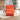 30 Red Fluffy Bean Bag Chair with Memory Foam and Ottoman