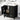 30"W Multifunctional Single Sink Black Freestanding Bathroom Vanity Combo Cabinet with 2 Doors and a Drawer