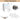 A dimension Image of the 30" White Floating and Freestanding Bathroom Vanity with Radar Sensing Light and Removable Metal Legs