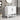 30" White Multi-functional Freestanding Bathroom Vanity Cabinet with 2 Doors and Open Shelf