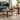 wooden circle living room center table
