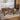 31.30" Retro Splicing Wooden Square Coffee Table with Metal Cross Legs - Set of 2