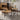 31.50" Vintage Lace Shape Coffee Table with Metal Cross Legs - Set of 2