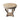31.5" Farmhouse Curved Legs Natural Wood Round Table