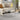 32.48" Modern Round Iron Coffee Table with Silver Base