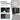 32" Freestanding Black Bathroom Vanity with Ceramic Sink & Two Doors