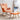 Orange Check rocker chair