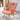 35.5 Wingback Glider Rocking Chair with Solid Wood Base