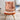 35.5 Wingback Glider Rocking Chair with Solid Wood Base