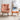 Orange Check rocker chair