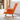 Orange Check rocker chair