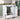 Bathroom Vanity White with open doors and drawers - Charmydecor