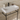 35" Bathroom Ceramic Console Sink with Overflow, Black Legs