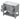 Grey Bathroom Vanity open drawers - Charmydecor