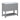 Grey Bathroom Vanity open bottom shelf - Charmydecor