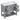 Grey Bathroom Vanity 4 drawers - Charmydecor