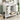 Bathroom Vanity White with skin care essentials organized - Charmydecor