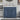 36" Modern Top-Sink Blue Bathroom Vanity Cabinet with 2 Soft Closing Doors and Drawers