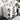 Bathroom Vanity White with open drawers - Charmydecor