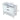 A dimension Image of the 36" Modern White Resin Sink Bathroom Vanity with 2 Soft Closing Drawers & Open Storage Shelf