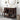 36'' Brown Bathroom Vanity with Top Sink and Cabinet