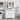 36'' Modern White Bathroom Vanity with Countertop Sink and Wall Mirror Set