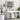 36'' Modern White Bathroom Vanity with Countertop Sink and Wall Mirror Set