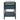 39" Entryway Antique Navy Storage Bench Shoe Rack