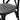 4-Pack Farmhouse Resin Cross Back Chair with Matt Black Finish