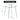 A dimension image of our 40" Glass Modern Minimalist Circular Dining Table with Electroplated Silver Metal Legs