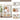 40" Wooden White Hall Tree Entryway Bench