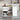 41" White Kitchen Cart with Spice Rack, Towel Rack and Two Drawers