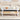 45.28" Modern White Wood and Glass Coffee Table with Double Layers