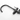 45" Modern Matte Black Floor Mounted Bathtub Faucet with Hand Shower