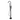 45" Modern Matte Black Floor Mounted Bathtub Faucet with Hand Shower