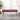 45" Modern Pink Linen Fabric Upholstered Bench With Metal Legs