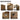 48" Freestanding Imitative Oak Bathroom Vanity with Double Sink & Soft-Closing Doors