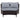 Grey Cushion & Tempered Glass Table patio sofa set