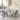 53" Modern Sintered-stone Round Dining Table Set with Steel Base - 6 Chairs & 1 Table