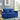 55 Modern Blue Velvet Convertible Loveseat Sleeper Sofa