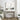White Makeup Vanity with cushion stool - Charmydecor