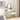 White Makeup Vanity with gold legs and stylish mirror frame - Charmydecor