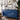 59.84" Stylish 4-Door Navy Blue Cabinet