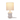 Wash Faceted Faux Wood Table Lamp