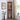 6-Tier Walnut Corner Curio Cabinet with Tempered Glass Door and Lights