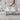 63" Modern White Faux Marble Glass Dining Table Set