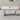 63" Modern White Faux Marble Glass Dining Table with Stainless Steel Legs