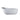 67" White Oval Stone Resin Freestanding Soaking Bathtub with Overflow