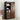 71-inch High Brown Armoire with Sliding Barn Door